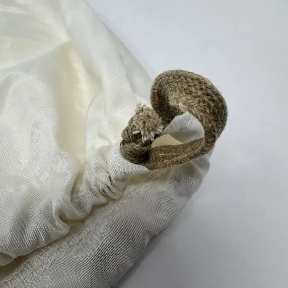 HOBO Dust Bag Purse Protector Drawstring Travel 19”x19” Ivory - Picture 6 of 6